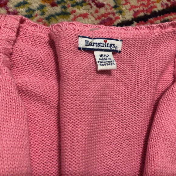 Hartstrings Girls Cardigan Pink Size 10-12 - Picture 9 of 11